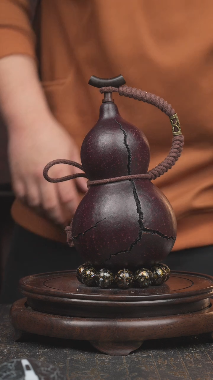 【闪购商品】1632号大漆酒葫芦  一物一拍