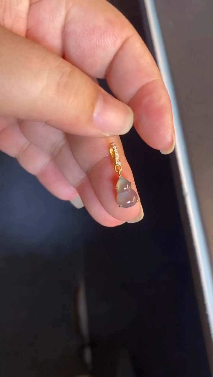 吊坠(不含链)银S925镶嵌翡翠1