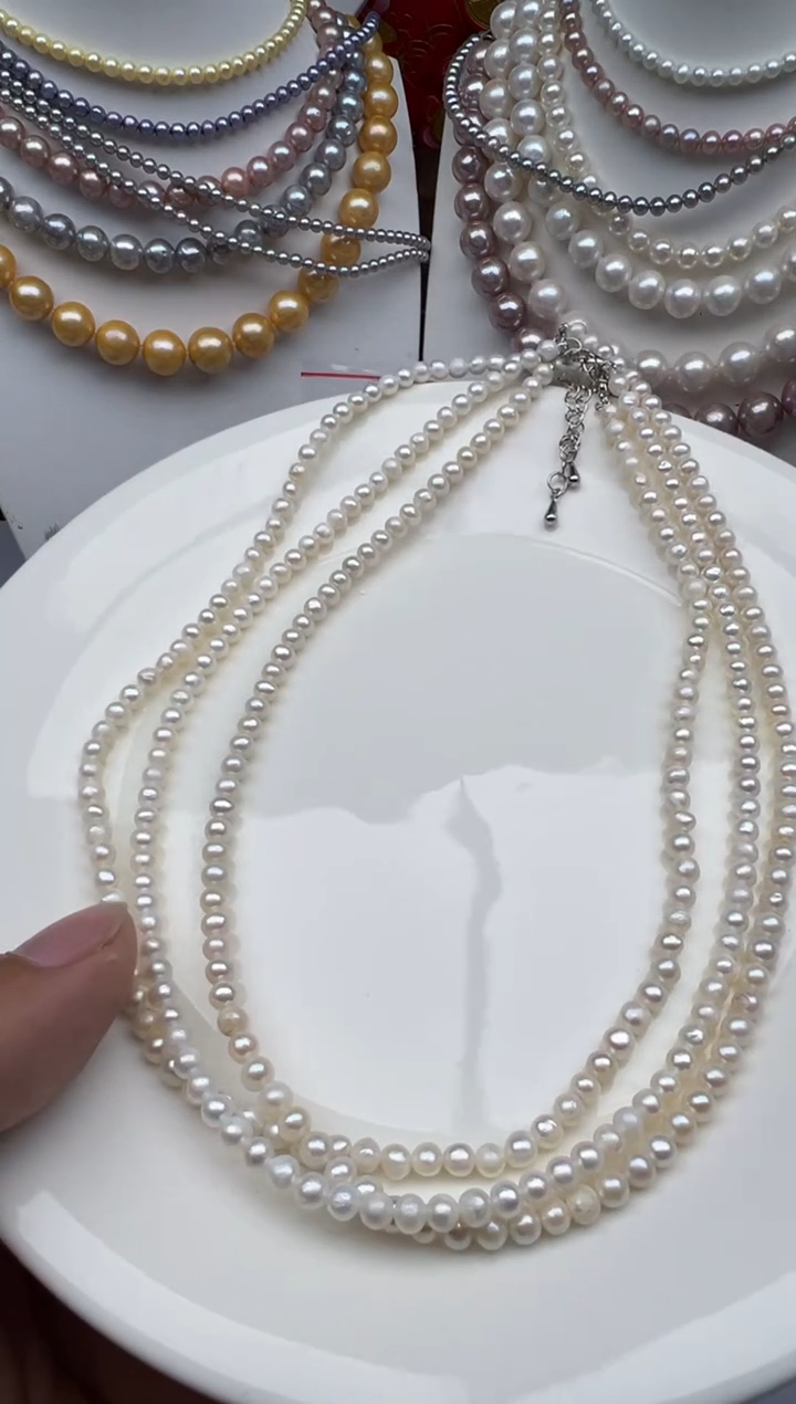 淡水珍珠未镶嵌颈饰1