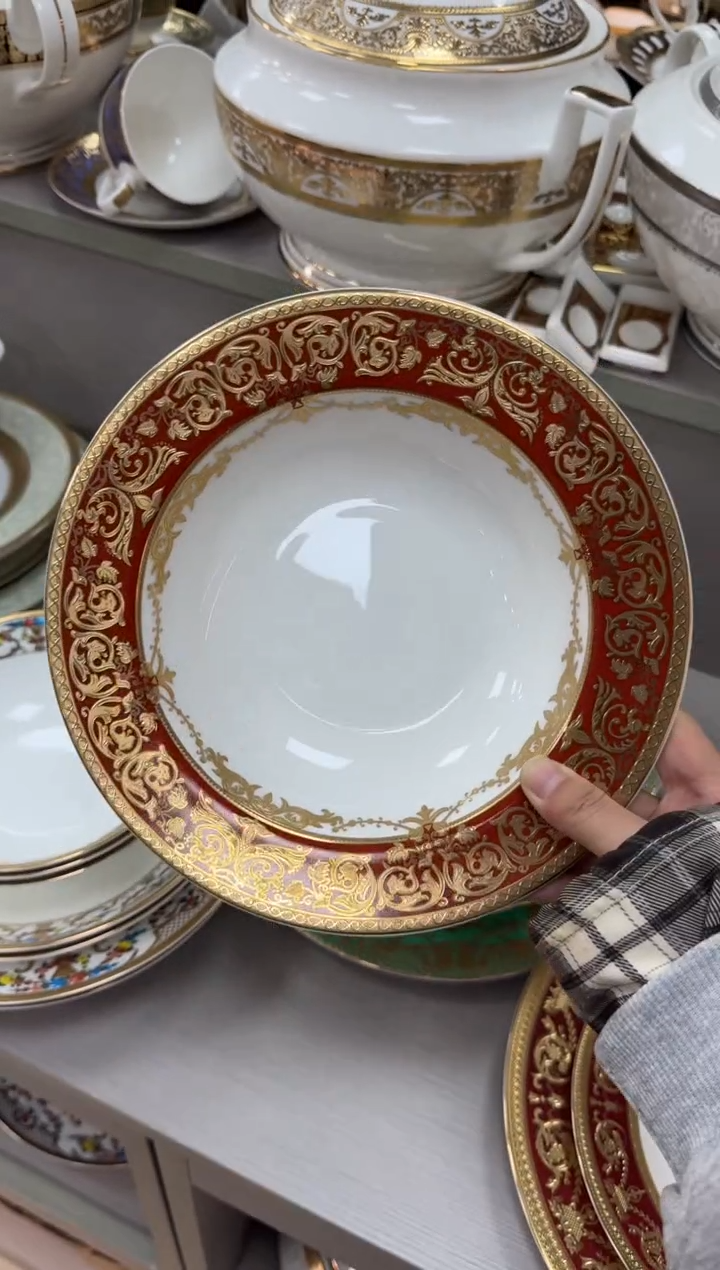 【闪购商品】瓷片8.5英草帽盘福利款2个