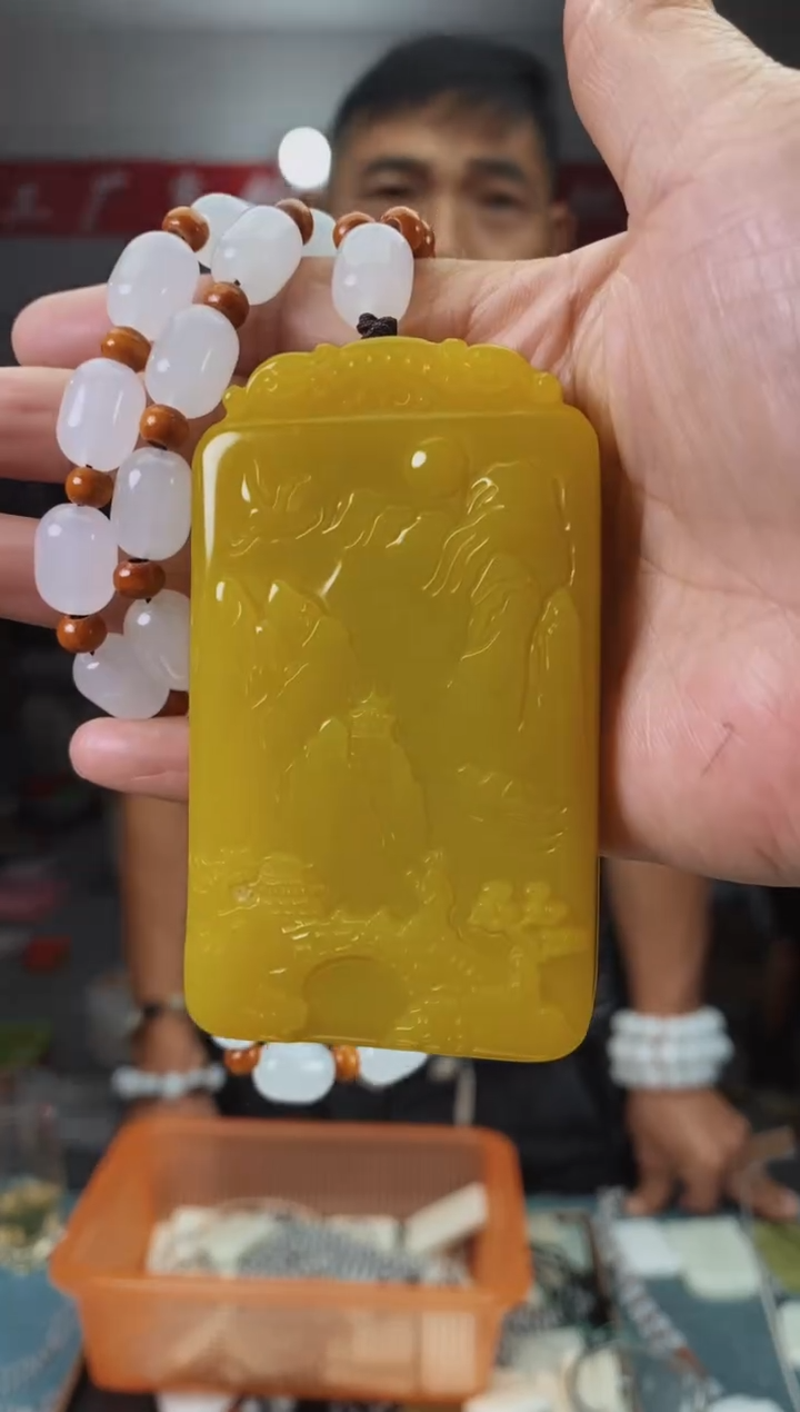 天然玉石未镶嵌颈饰803011