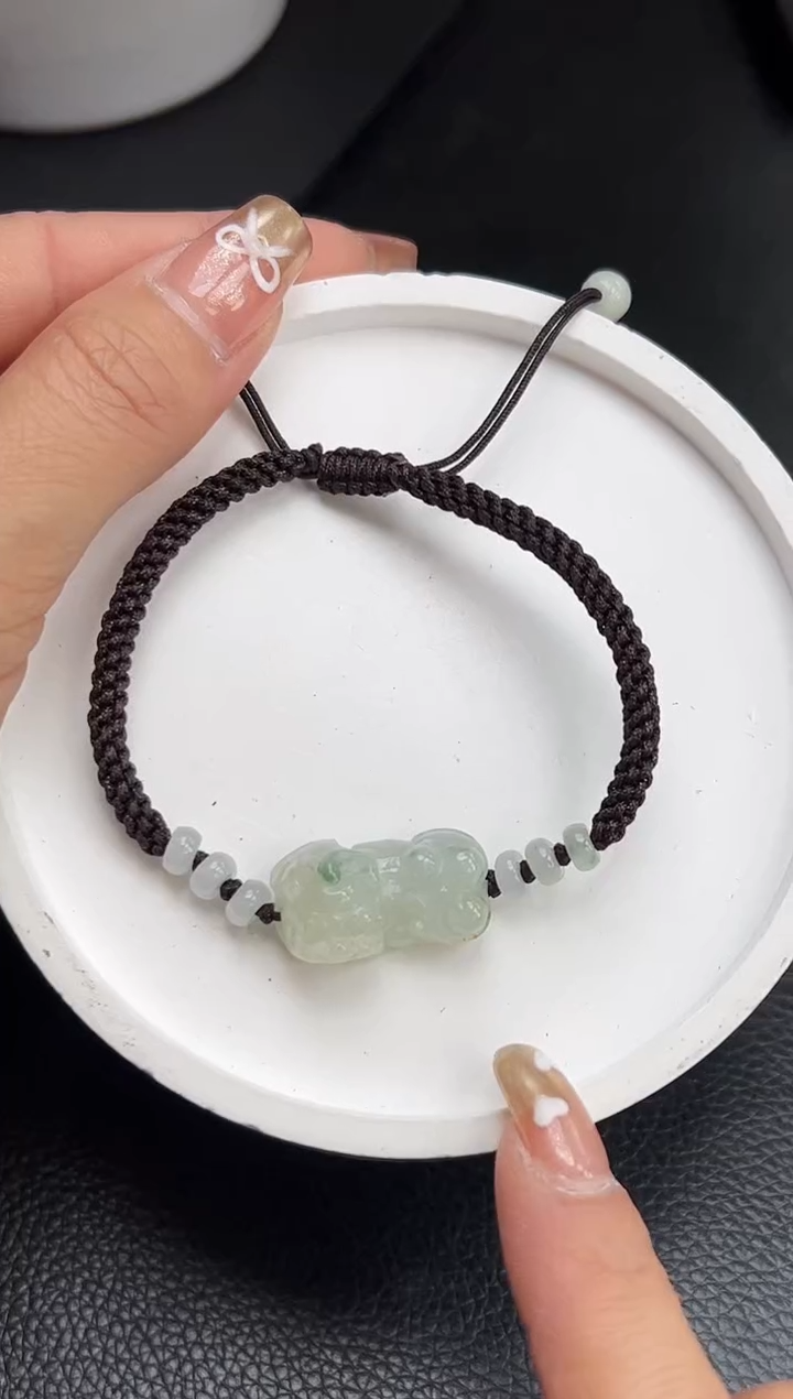 【闪购商品】翡翠手绳未镶嵌YM1056 貔貅手绳