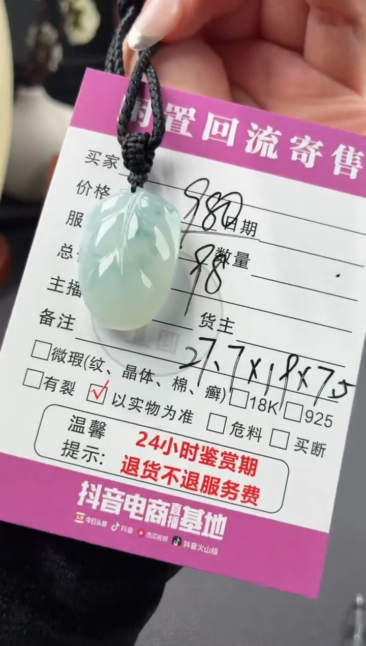 颈饰未镶嵌翡翠00001177