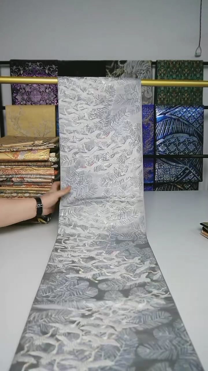 【闪购商品】织绣织锦137六通群鹤