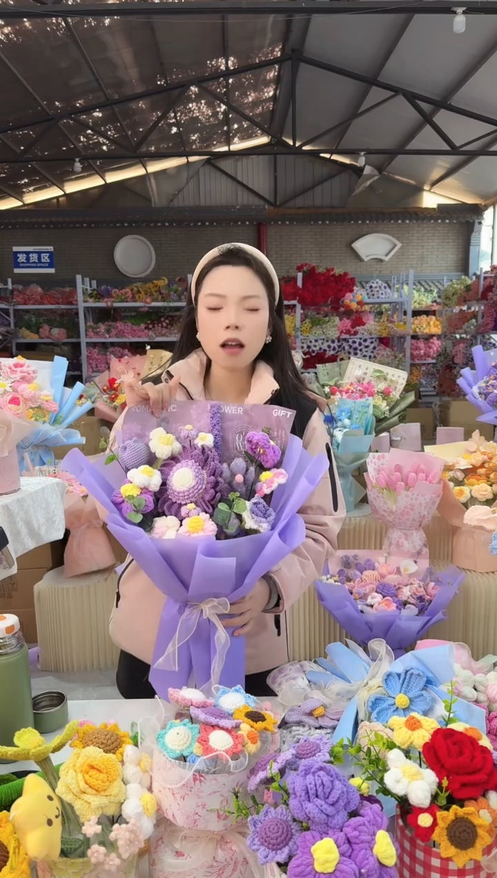 非遗手工花束，孤品清仓