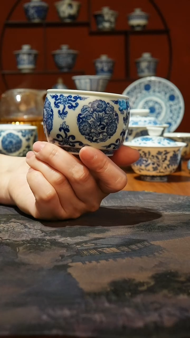 【闪购商品】景德镇镹曰陶柴窑手工手绘