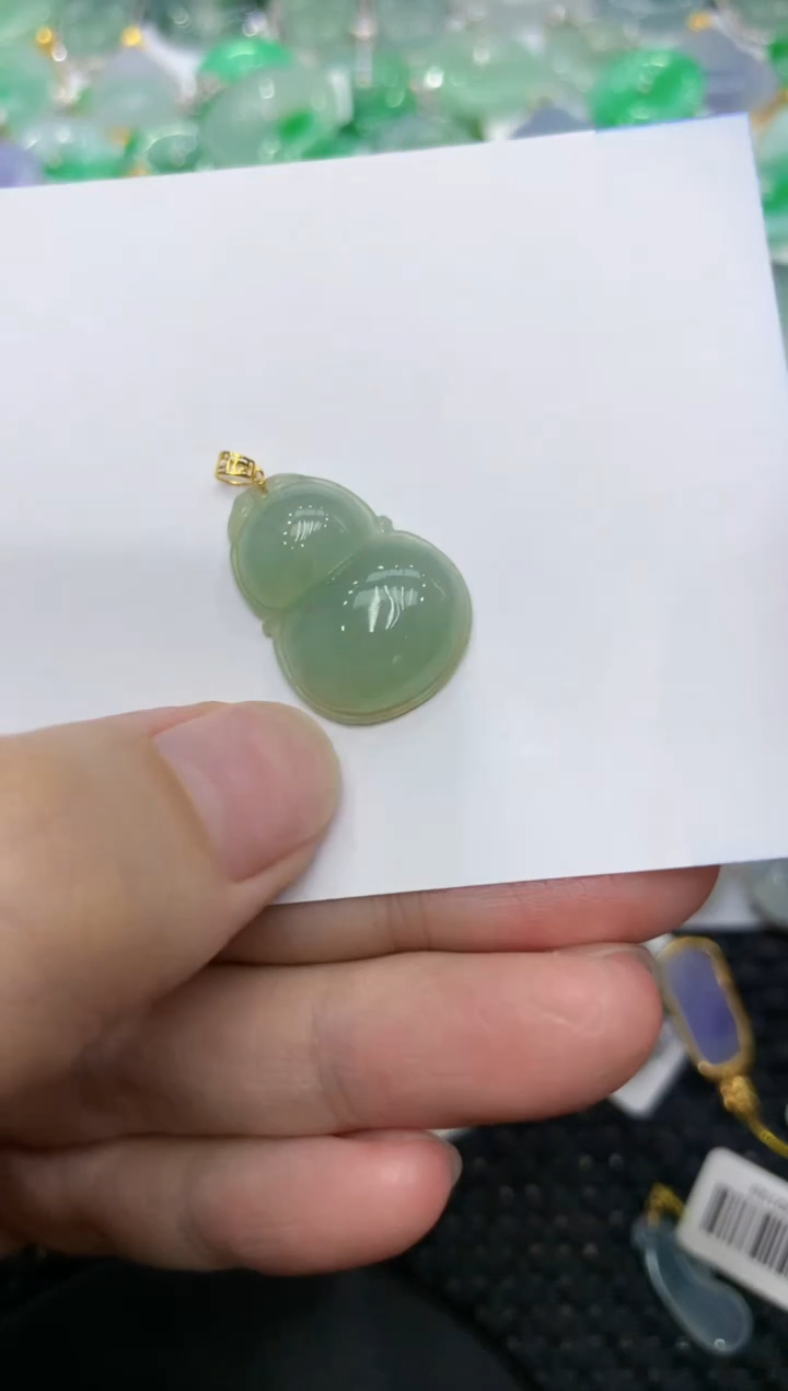 【闪购商品】翡翠颈饰18K金镶嵌11111111111
