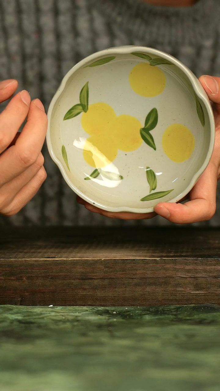 陶瓷青诗集手工手绘瓷器