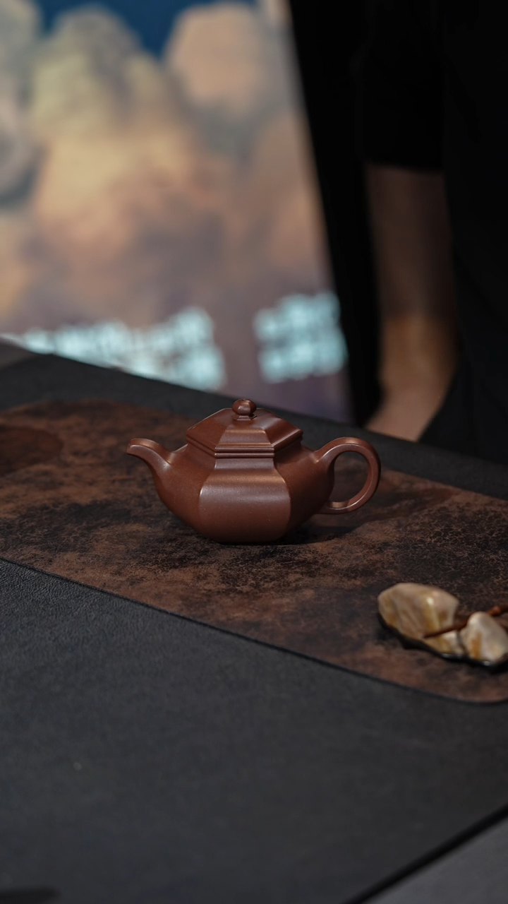 【闪购商品】紫砂茶壶六方仿古