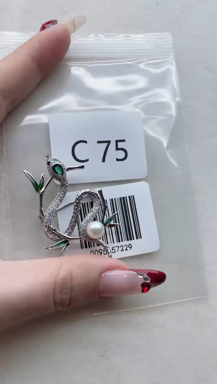 【闪购商品】海水珍珠胸针未镶嵌C75