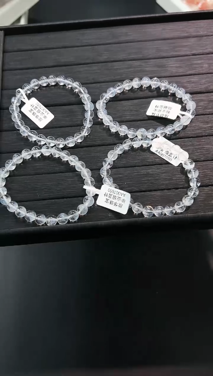 【闪购商品】水晶手串未镶嵌33q多样性发其一/1条7mm默认微瑕