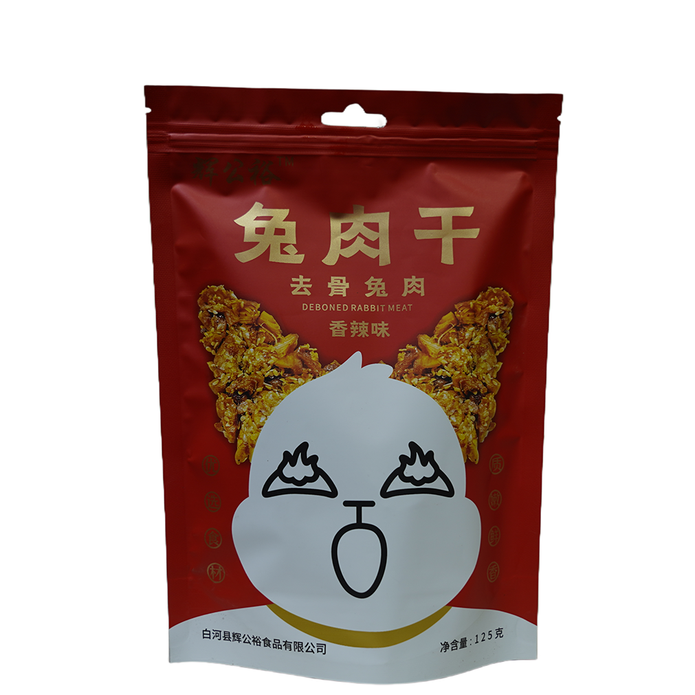 袋装香辣味兔肉干美味零食