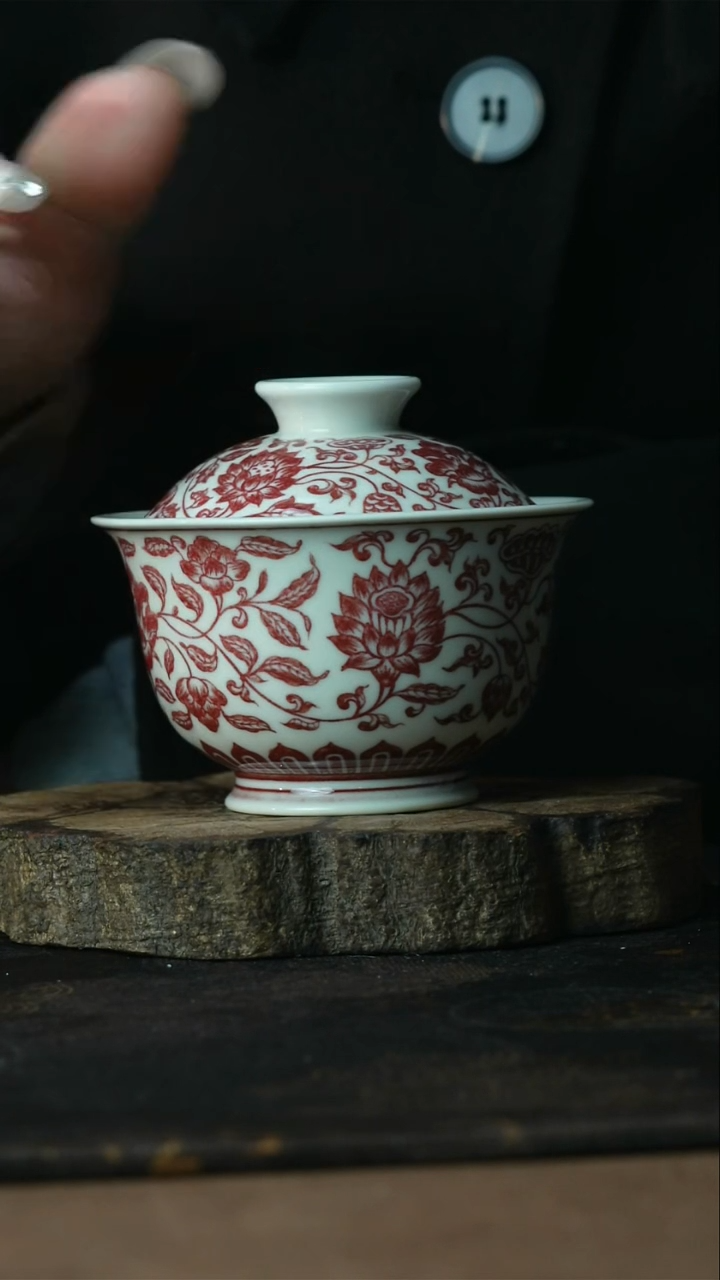 【闪购商品】杯景德镇陶瓷正绎堂全釉里红