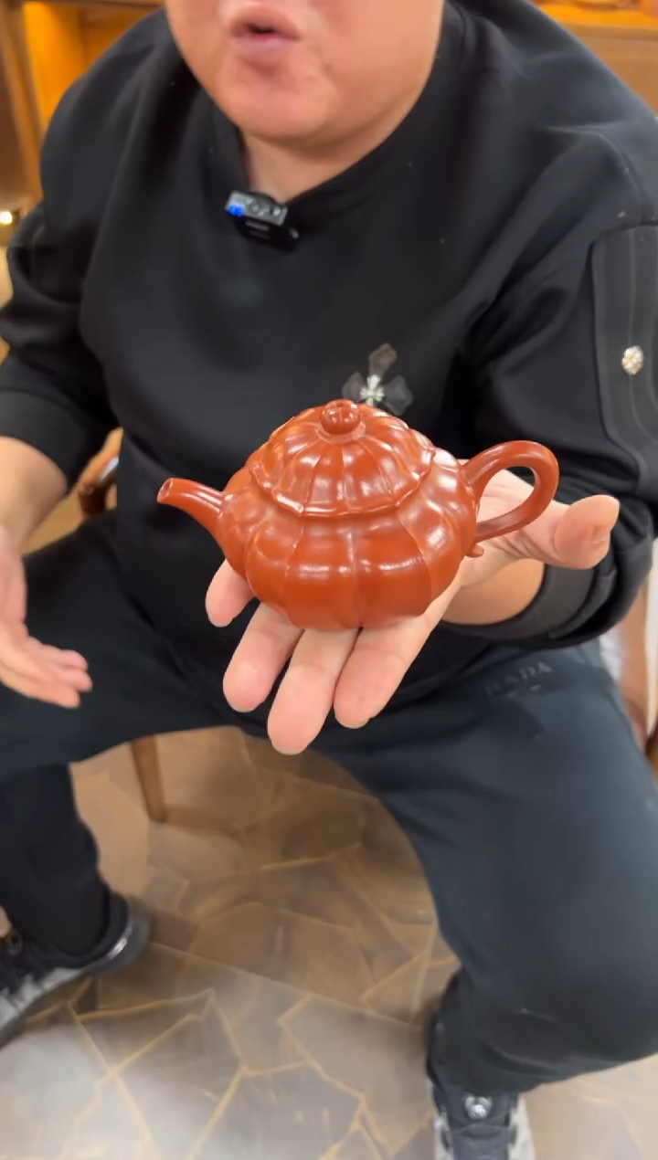 【闪购商品】紫砂茶壶【头哥手工壶】六菱花瓣