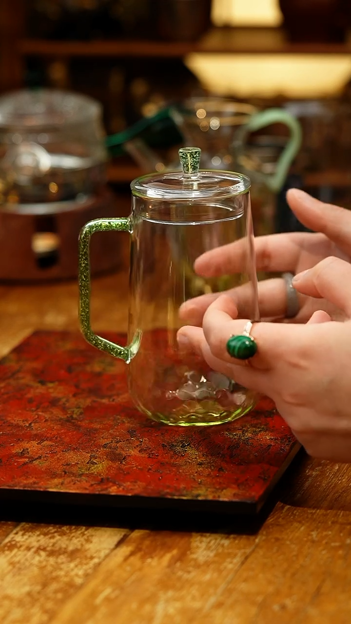 【闪购商品】禾器/青霓杯/绿金色