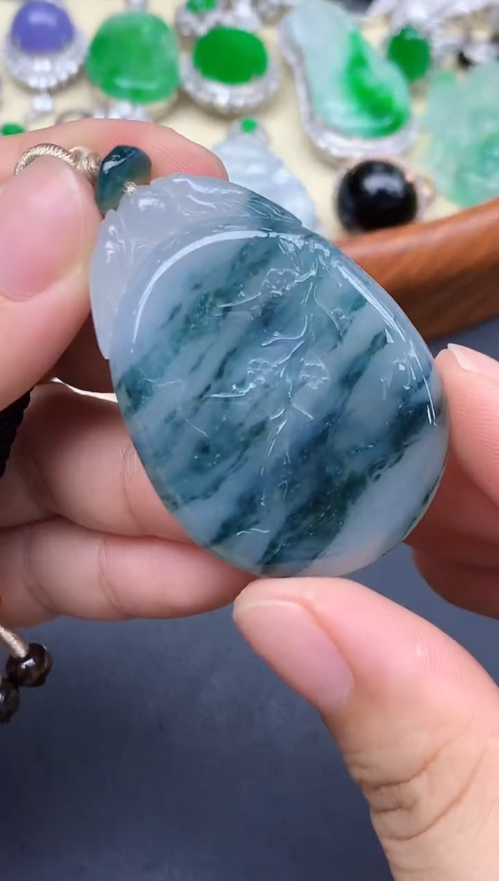 颈饰未镶嵌翡翠84-中国好珍宝