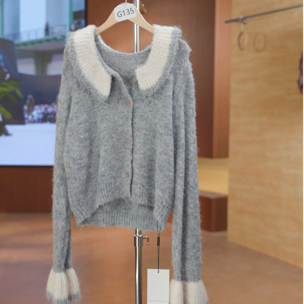 G135秋冬针织毛衣百搭气质时尚女装1.3
