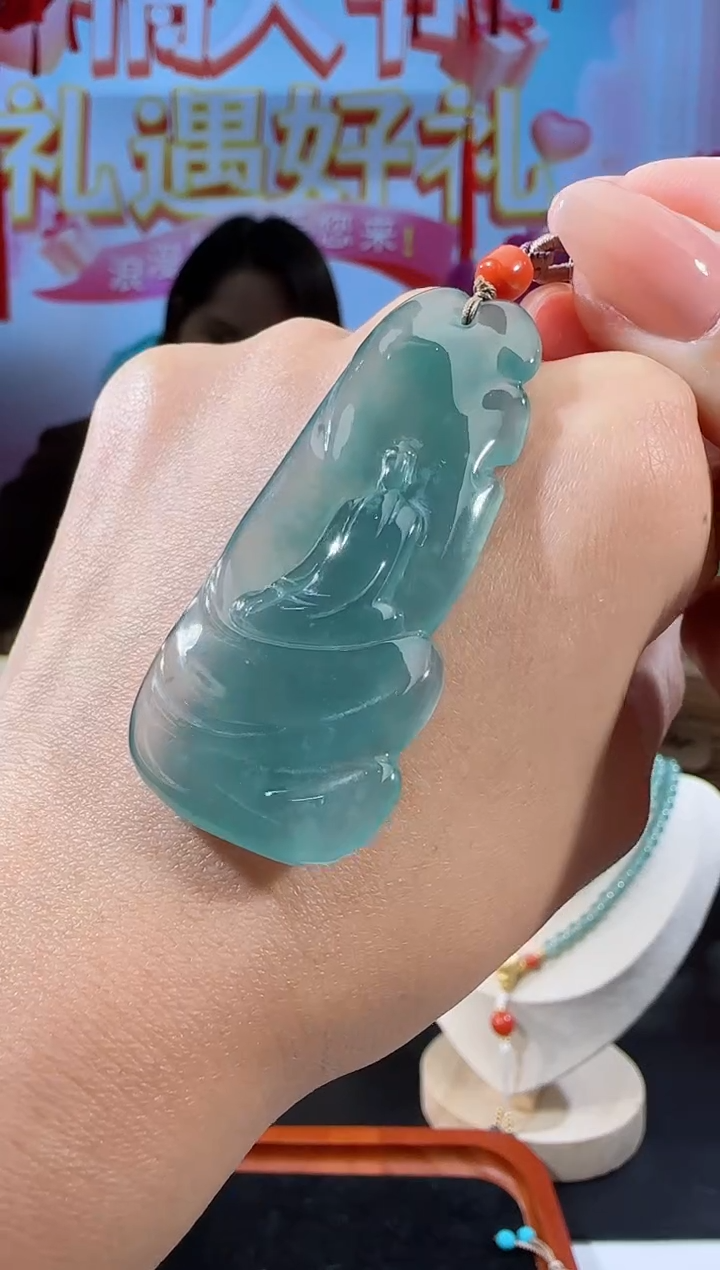 【闪购商品】翡翠吊坠(不含链)未镶嵌悟道