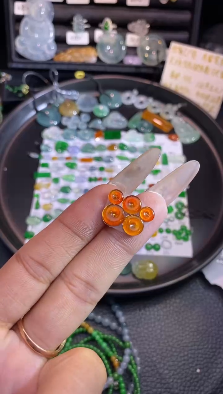 【闪购商品】翡翠挂件未镶嵌扣子