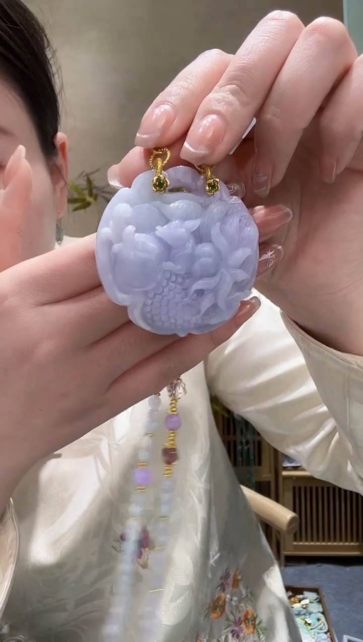 【闪购商品】翡翠颈饰未镶嵌吊坠