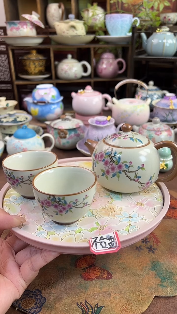 汝窑 1壶2杯 不含盘