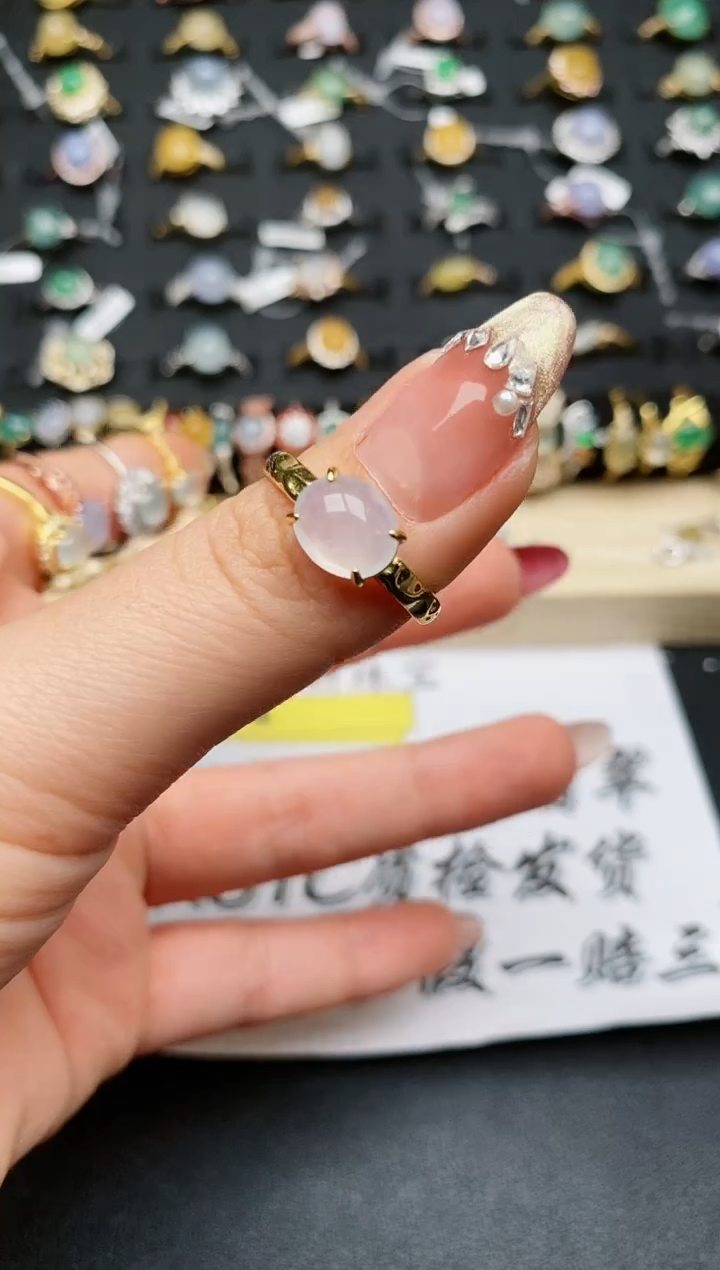 【闪购商品】翡翠戒指银S925镶嵌..........