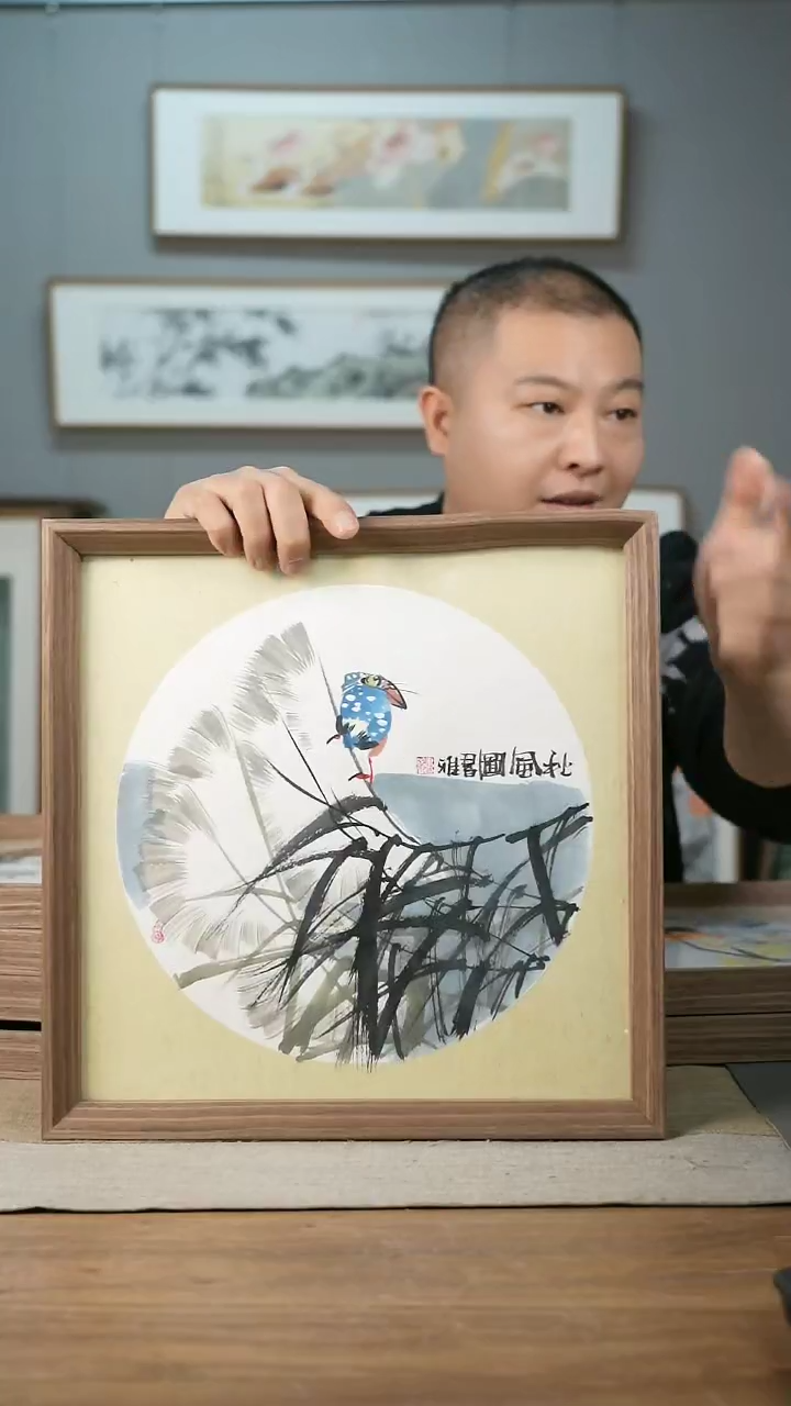 【闪购商品】书法协会会员老师带框作品-手书/绘同款作品