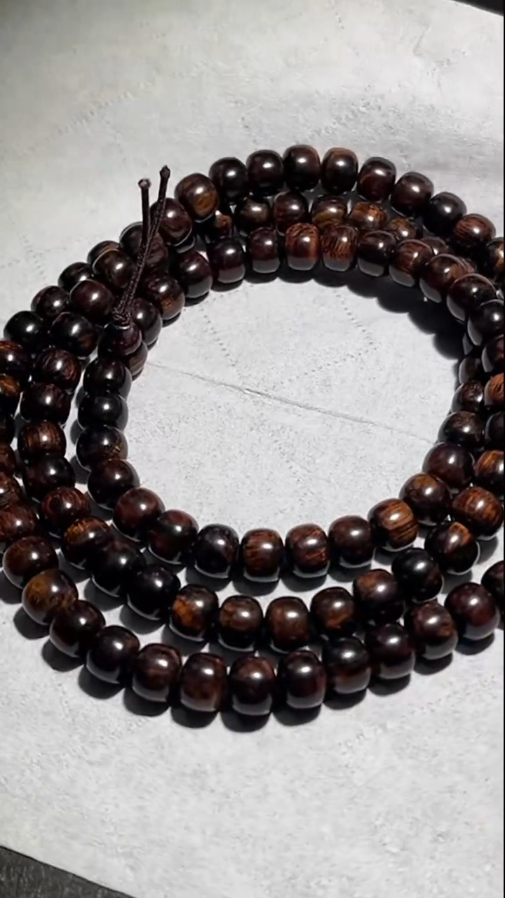 手串/手链黄花梨/降香黄檀pz1223-88紫油梨