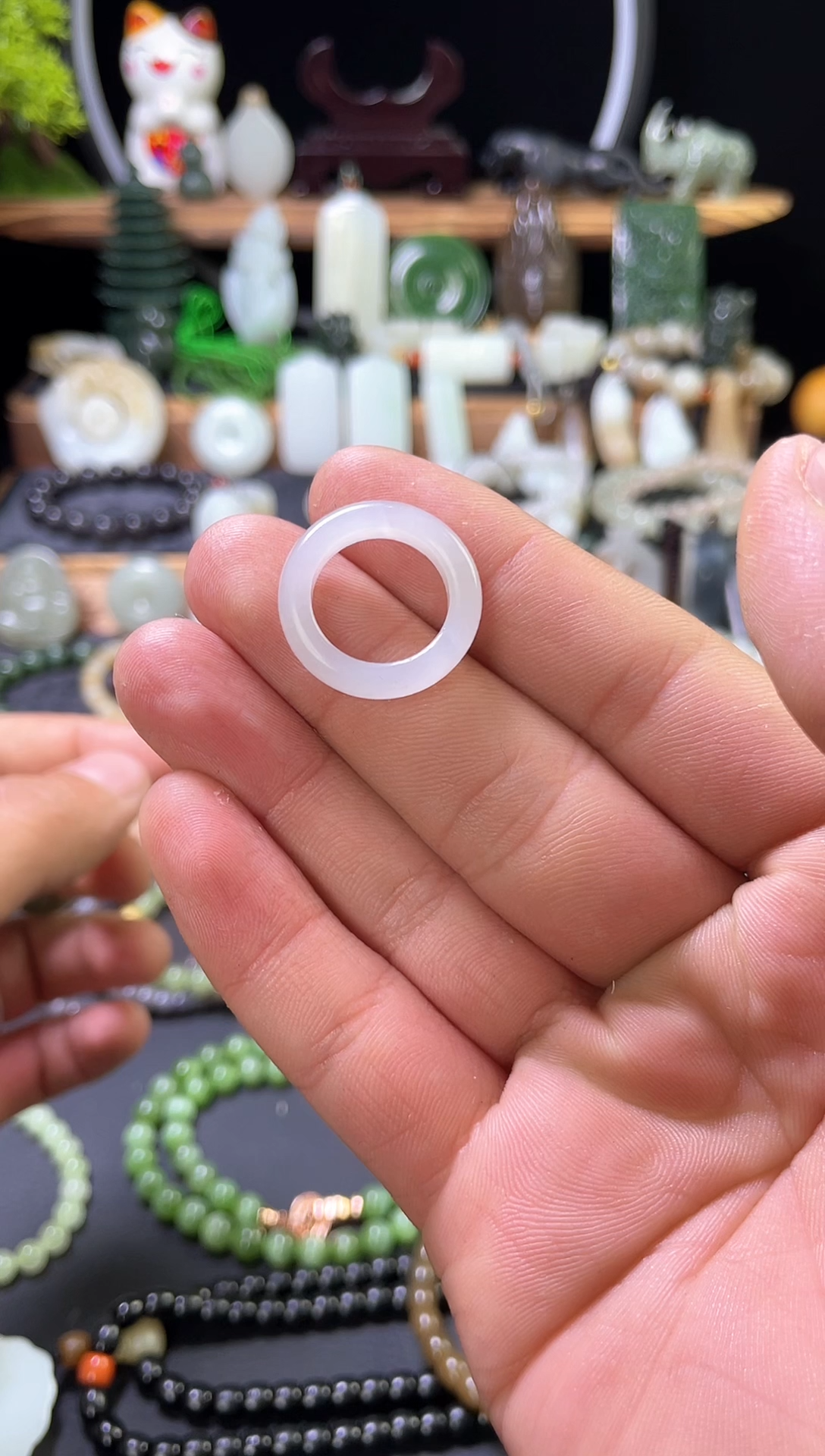 【闪购商品】和田玉戒圈未镶嵌戒圈