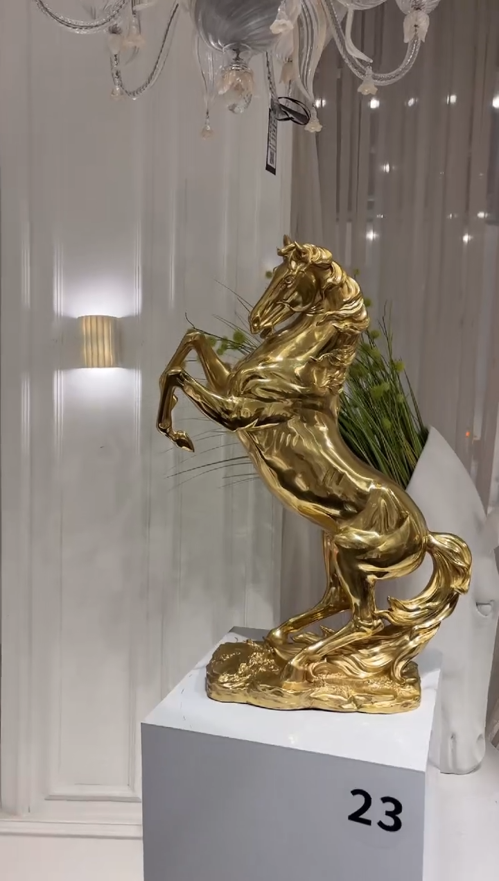 【闪购商品】茶宠RA2255RA2255铜跃马艺术摆件