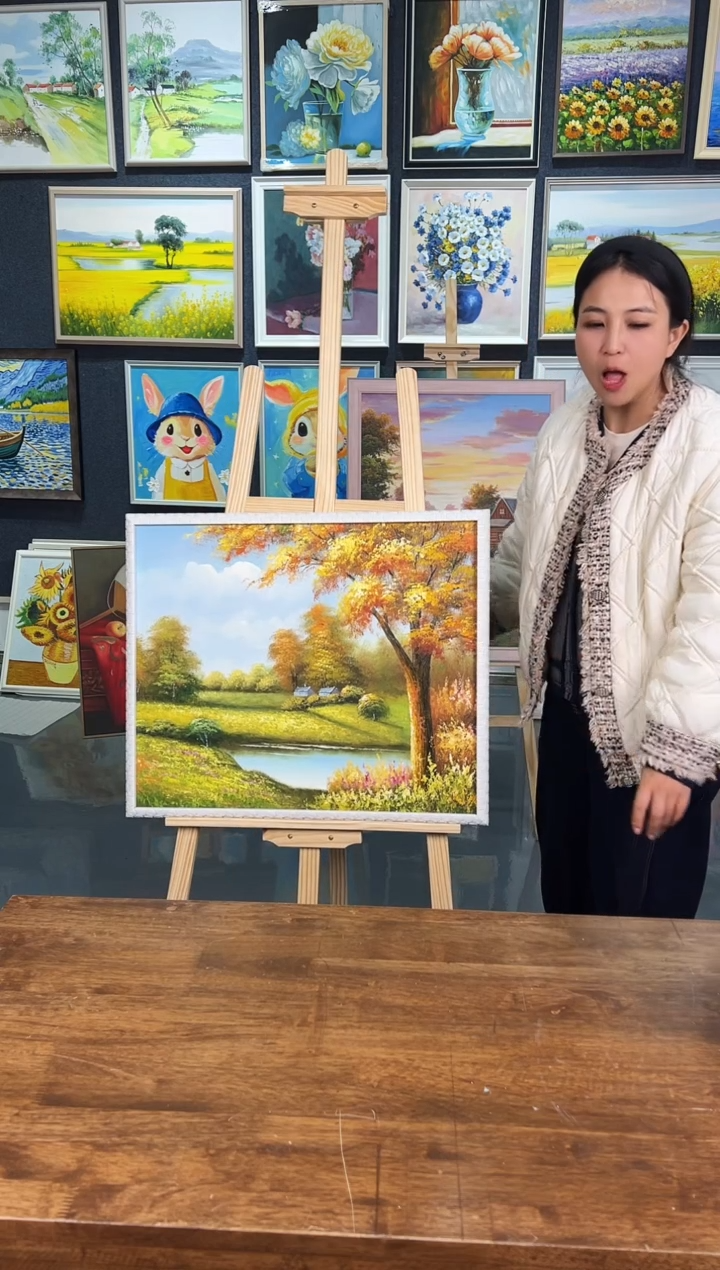 【闪购商品】油画7号 60*50 秋-手绘油画