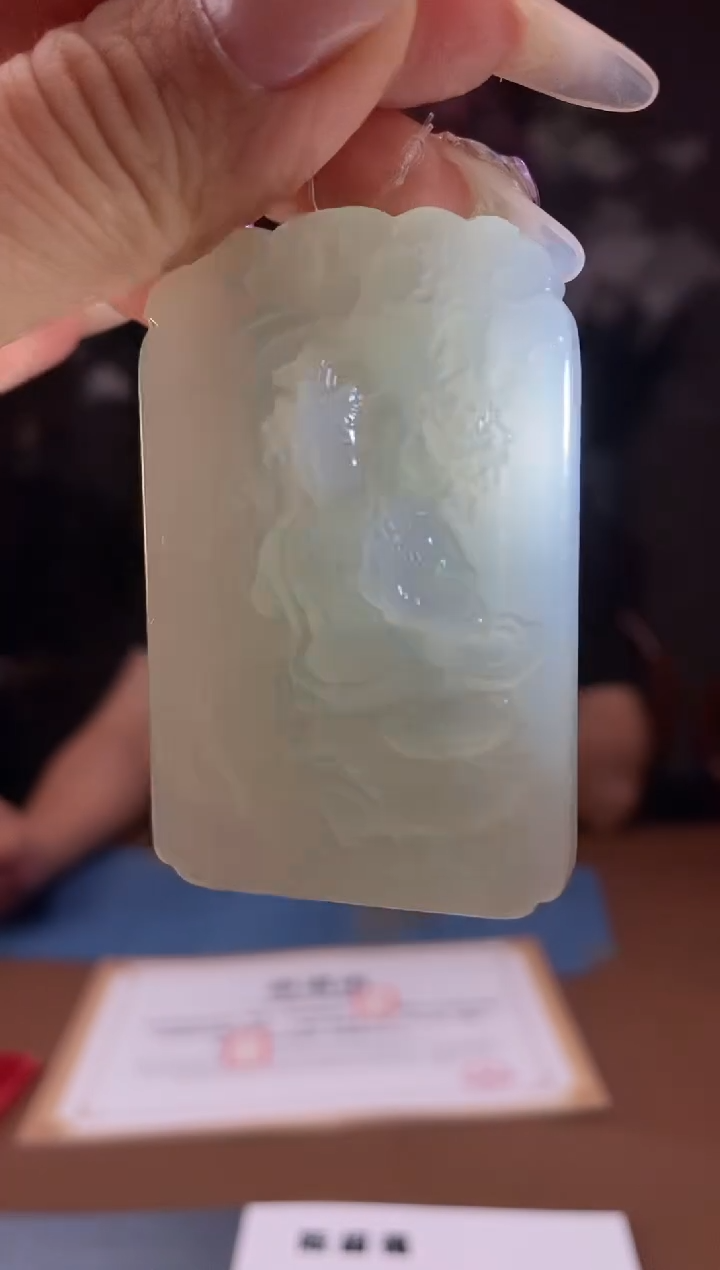 和田玉未镶嵌颈饰A962