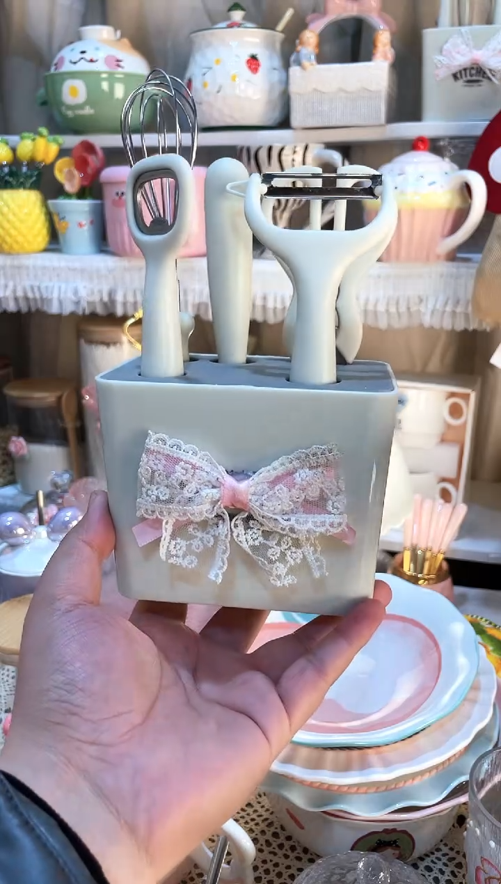 【闪购商品】瓷片厨房五件套 质量好发货快放心拍