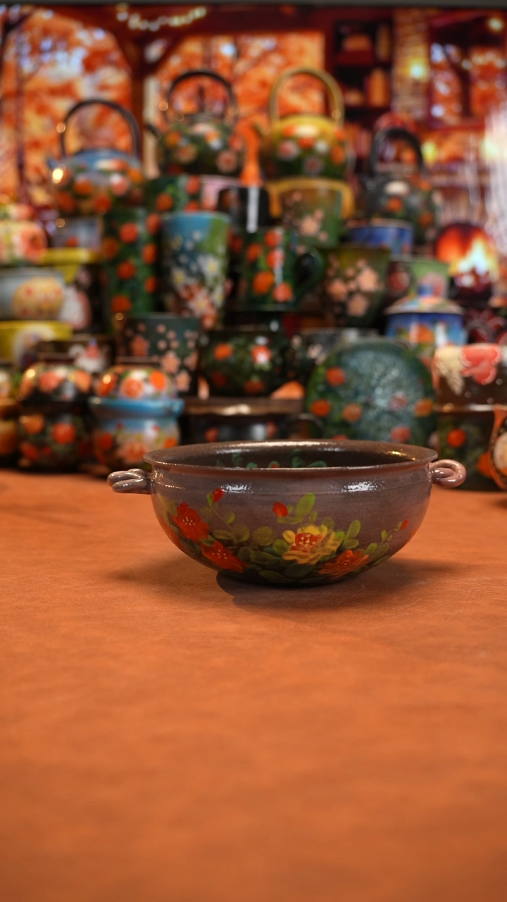 油画    釉下彩   碗