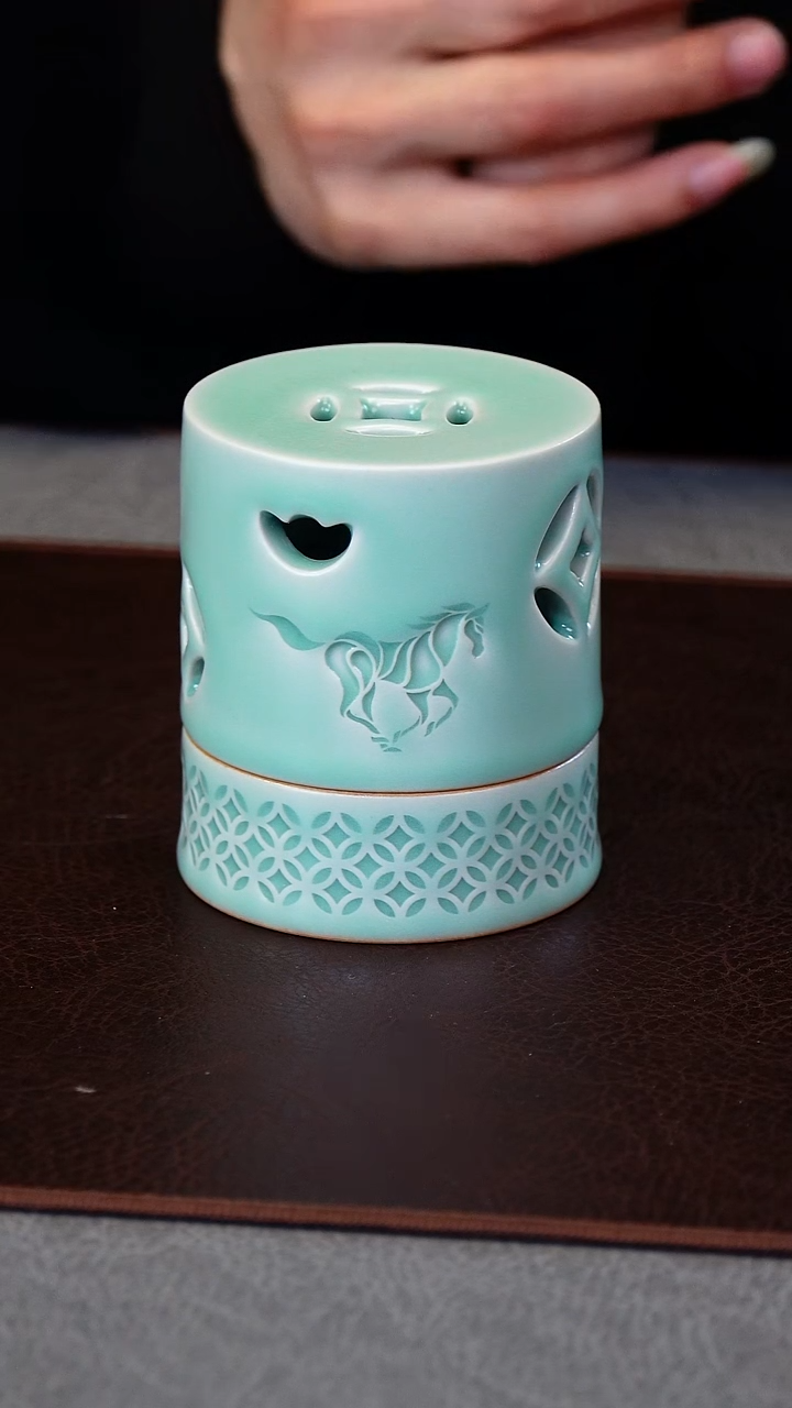 青瓷手工茶器包邮