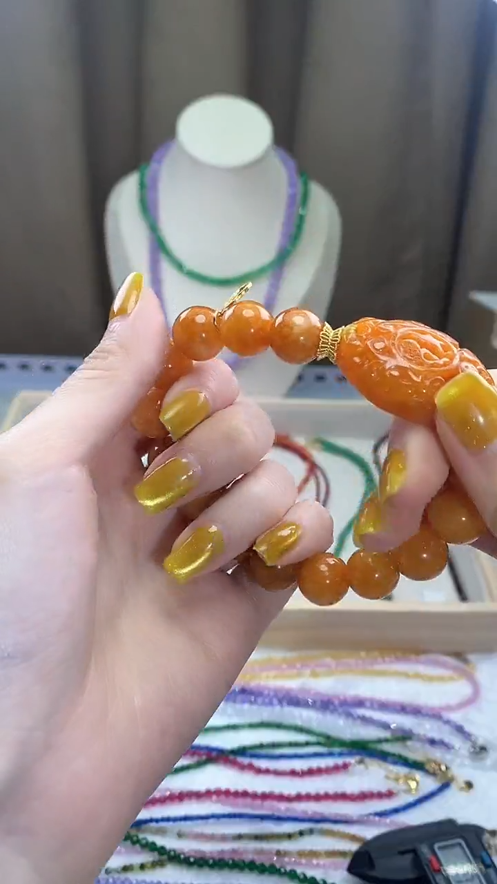 【闪购商品】翡翠手链未镶嵌诗宁甄选珠宝SYZBA68