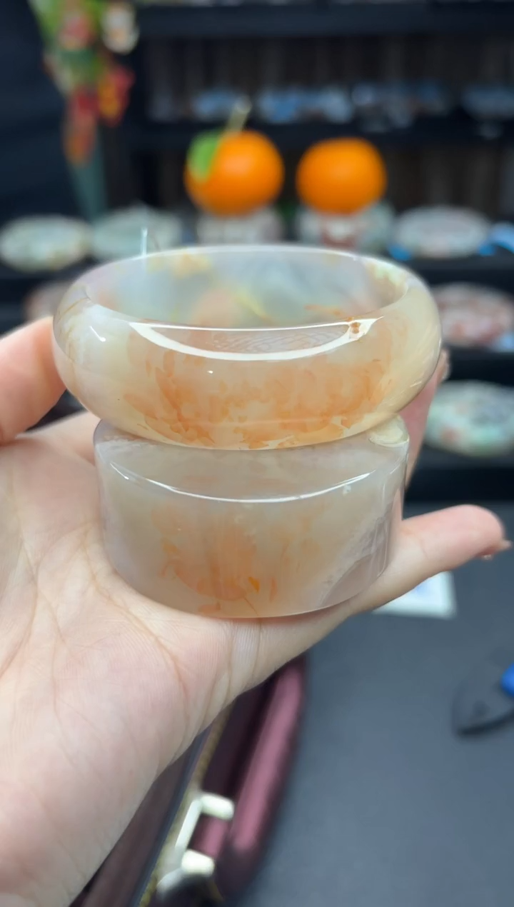 【闪购商品】石英质玉手镯未镶嵌267（60圈赠送镯心）