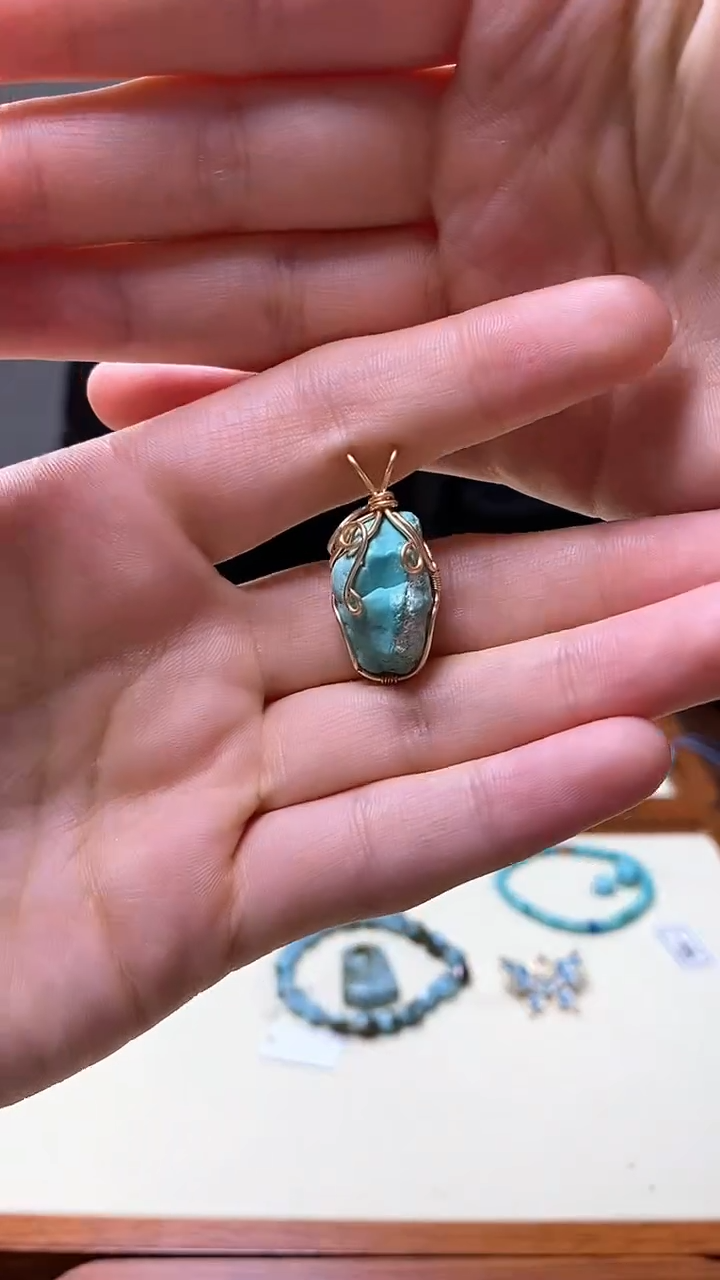 【闪购商品】绿松石1未镶嵌绿松石吊坠