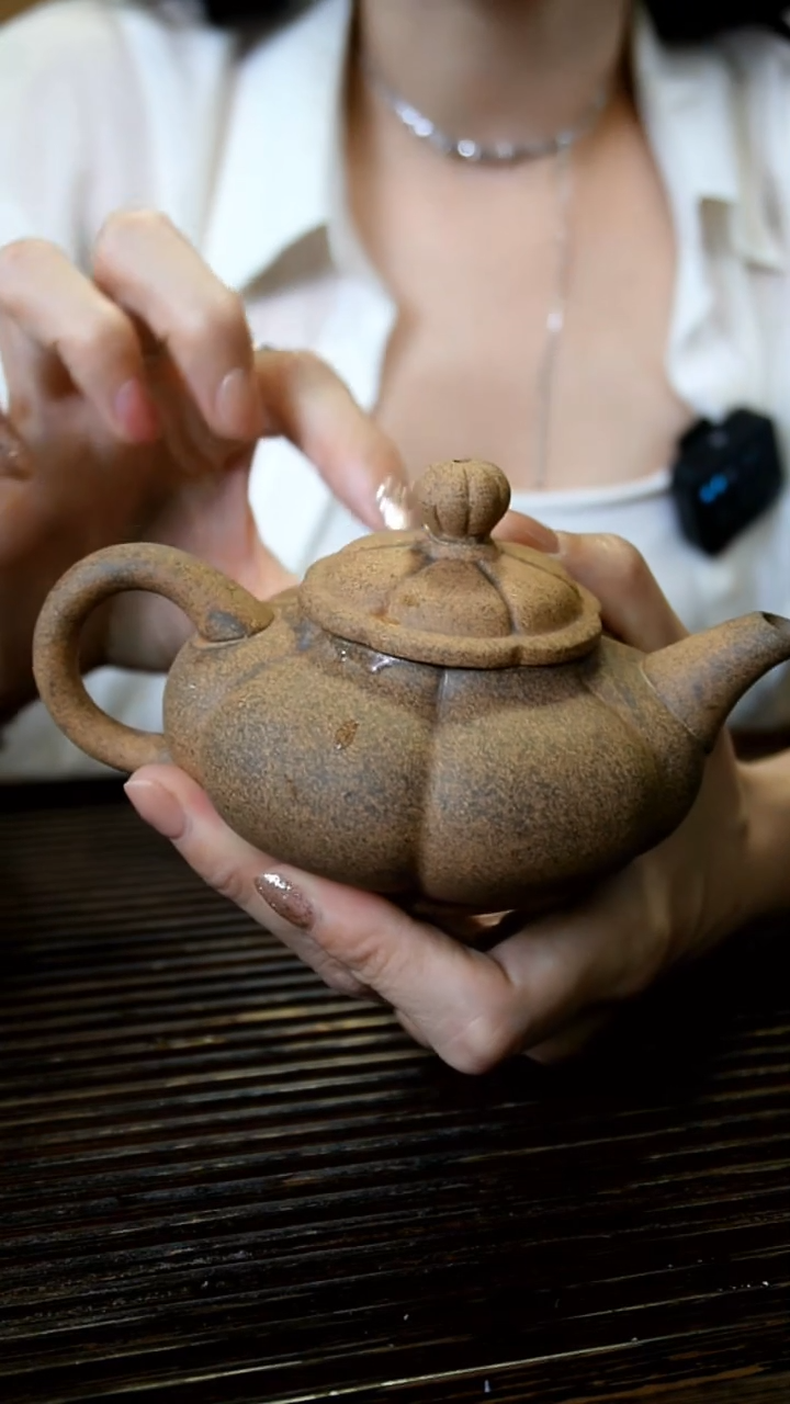 【原矿老岩泥】黄泥段 翘嘴南瓜壶