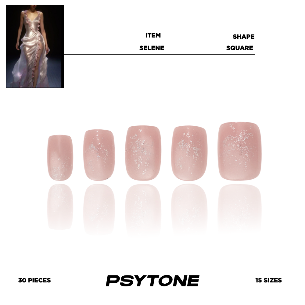 幻调月色 Selene|短款方圆甲猫眼高质量成品穿戴美甲片高颜值