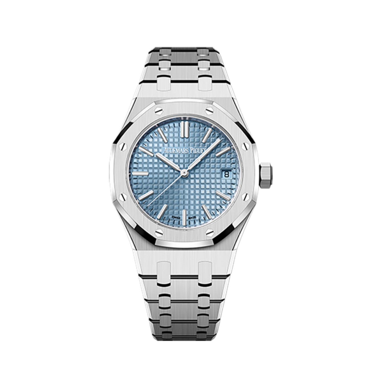 99新 Audemars Piguet/爱彼 爱彼15550ST冰蓝
