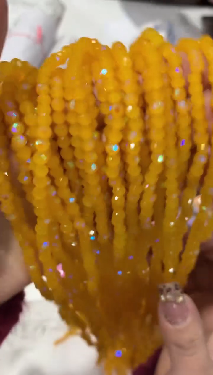 玻璃22042卡4水晶10条蜜蜡黄玉