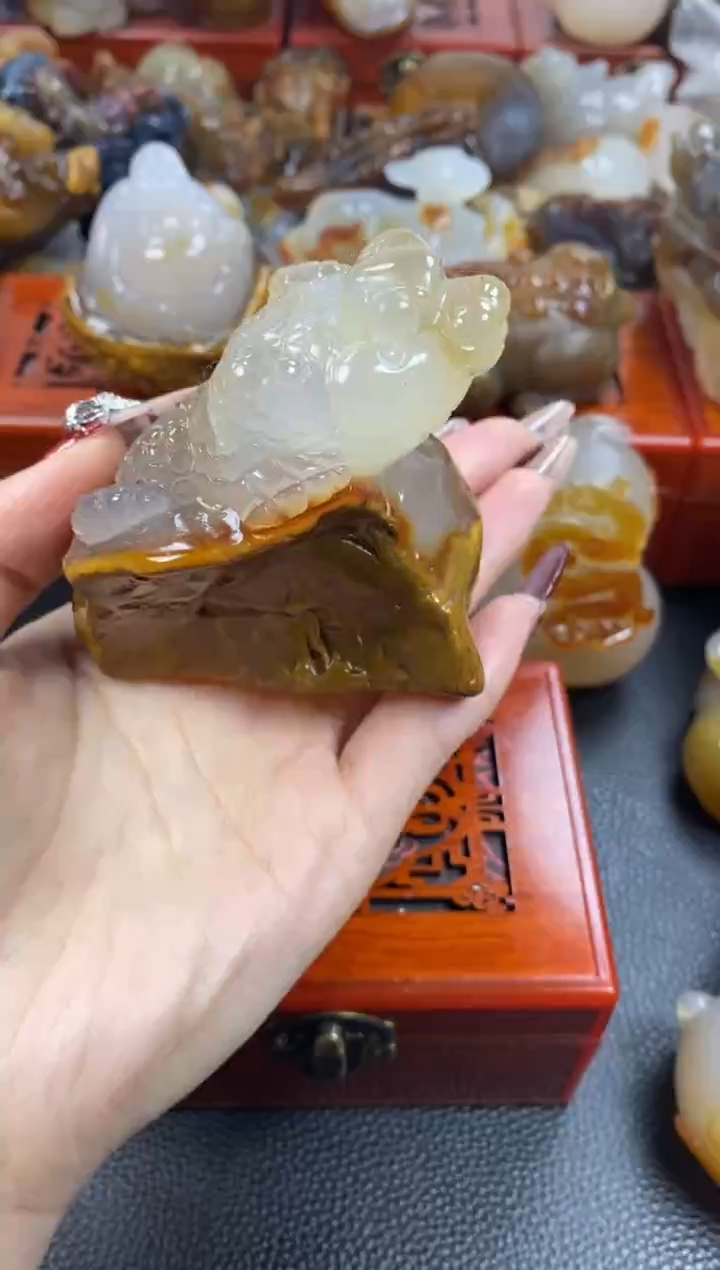 【闪购商品】玛瑙/玉髓手把未镶嵌1