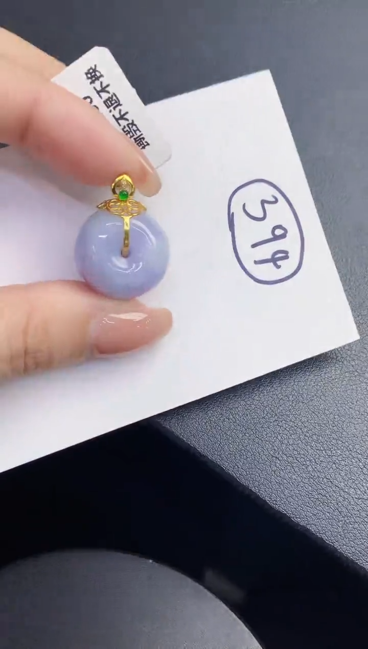 【闪购商品】翡翠颈饰18K金镶嵌00000000