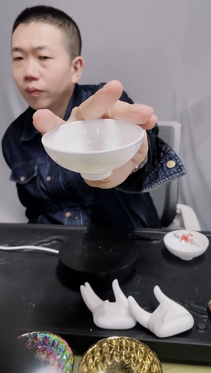 【闪购商品】【席欢李商城】蓝纹杯6个