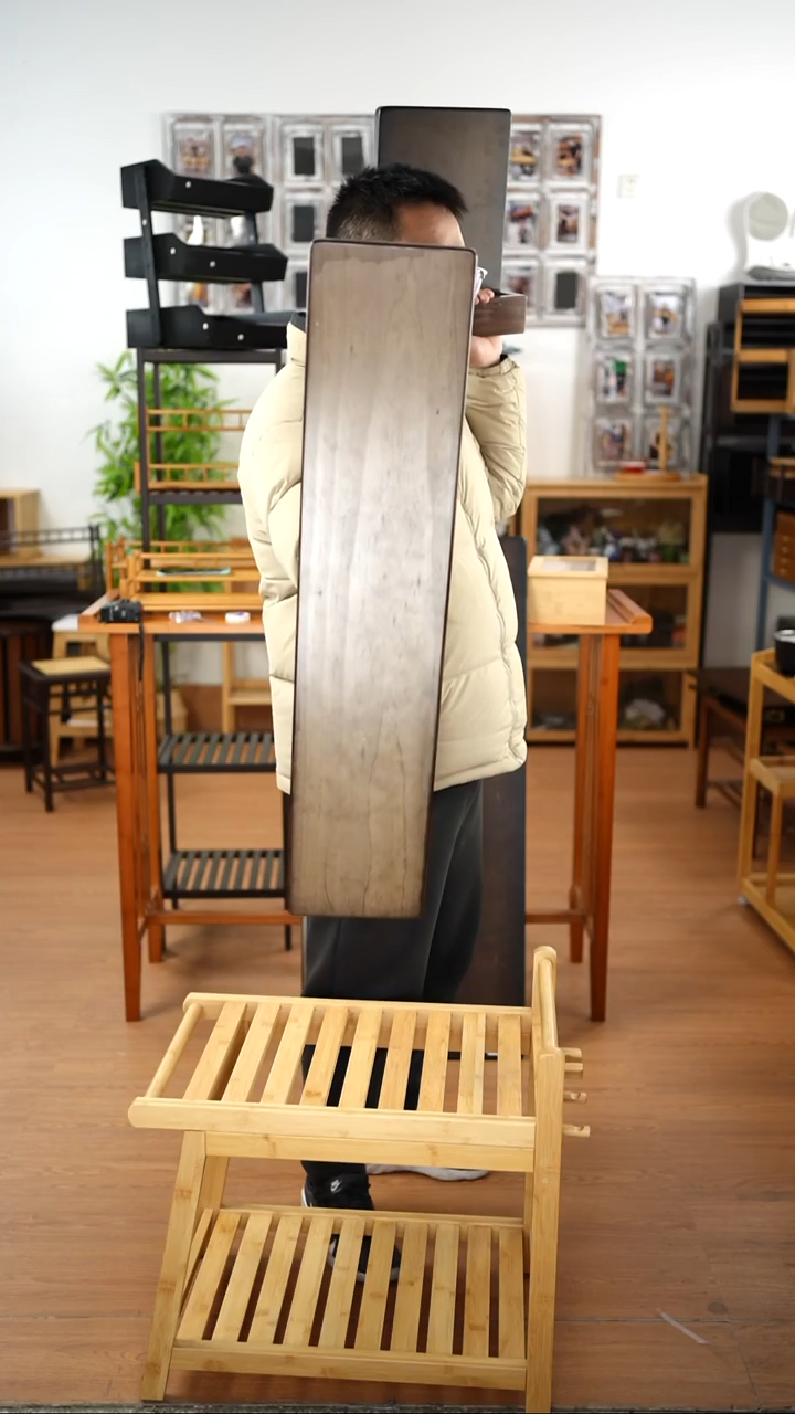 木（非红木类）实木增高架长90窄的