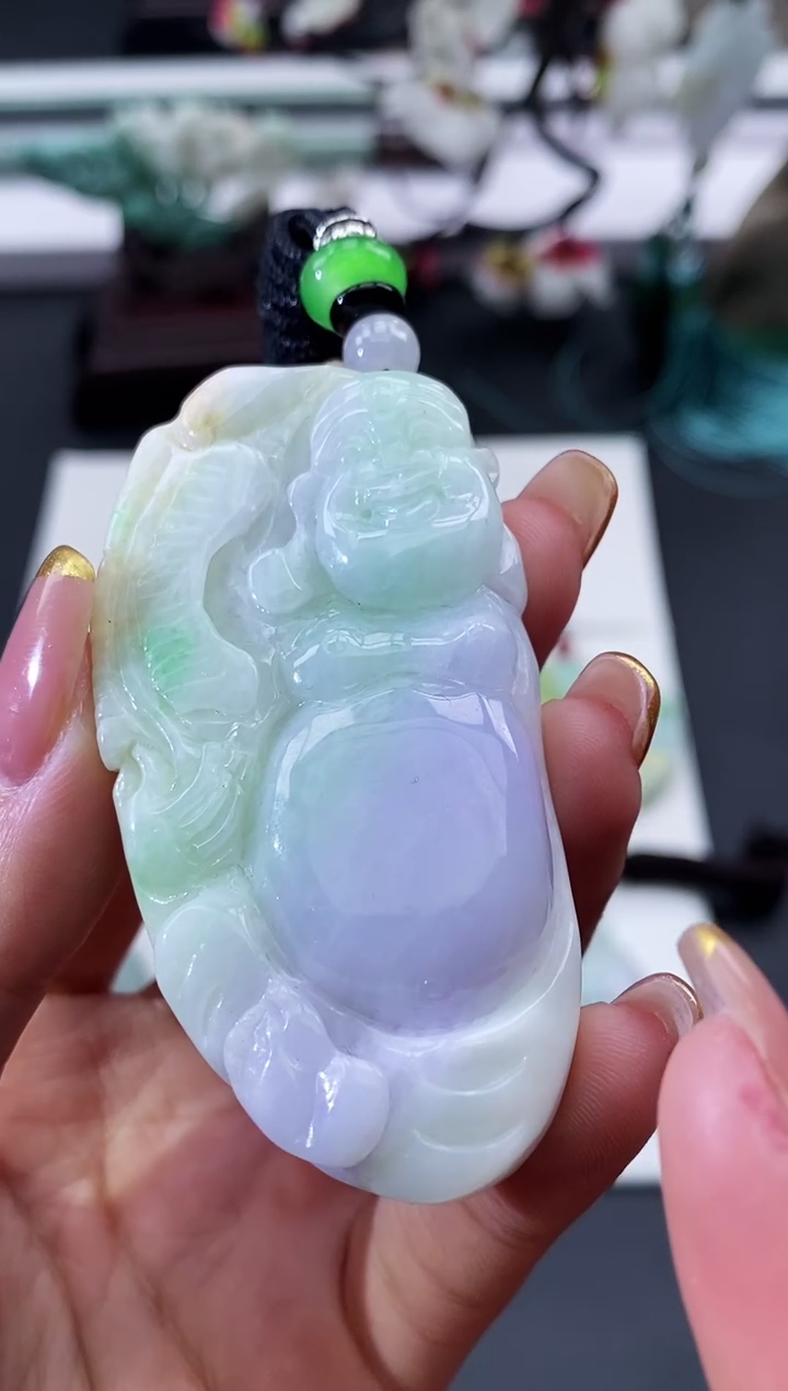 【闪购商品】翡翠颈饰未镶嵌天然缅甸翡翠A货
