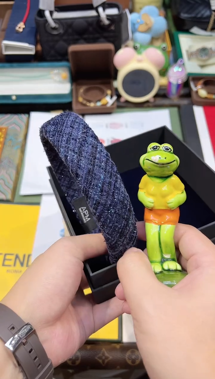 瓷片秋季美拉德发箍..