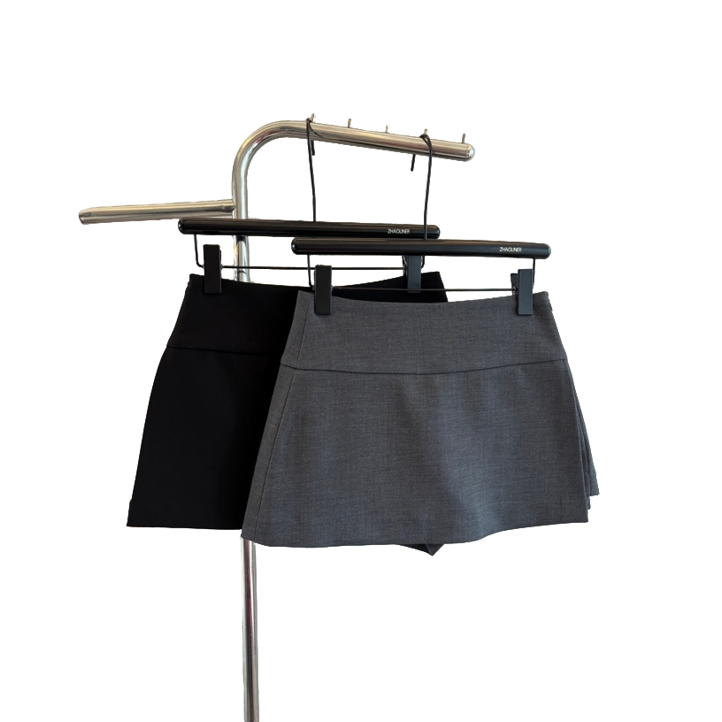 赵灵儿显瘦开叉半身裙高腰包臀短裙女款休闲百搭裤裙