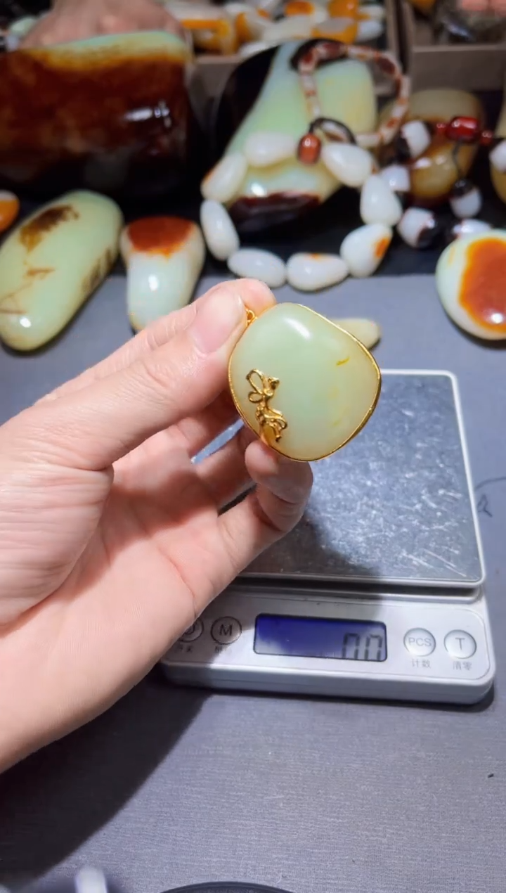 【闪购商品】和田玉（子料）挂件未镶嵌YL-ZZ-2.12-38